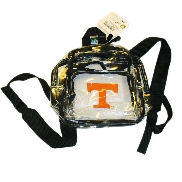 Tennessee Vols Clear See Through Mini Backpack Bag 9 x 9 inches New Ncaa - Picture 1 of 2